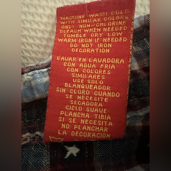 Disney Jerry Leigh Blue and Red Plaid Shirt size 22W/24W - Picture 14 of 16